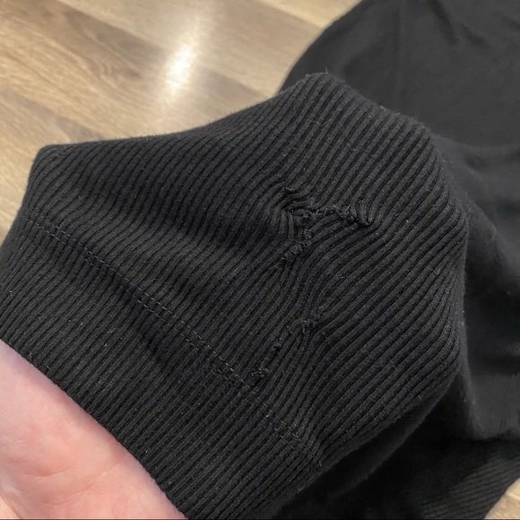 L’Agence Black Ribbed Ami Mock Neck Dress - Picture 7 of 7